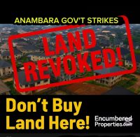 Land revocation in Anambra state Trans Nkisi Layout