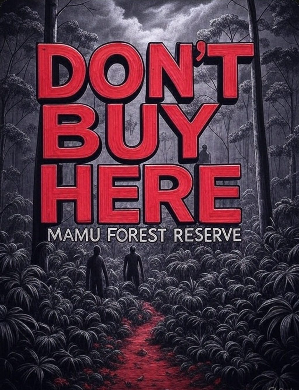 DON'T BUY THIS LAND SIGN